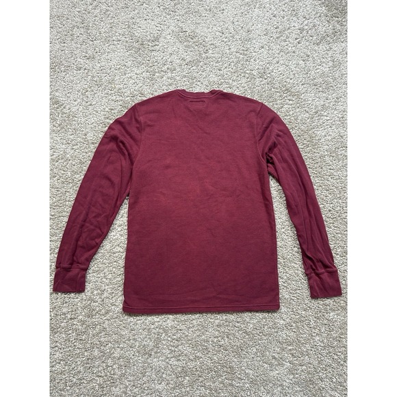 Polo Ralph Lauren Pullover Sweater Crew Neck Men's M Long Sleeve Burgundy - Picture 7 of 7